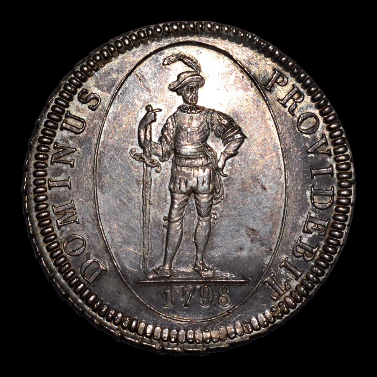 1797年 ベルン共和国 大型銀貨 カントンターレル 熊紋章 4フランケン級 1797年 ベルン共和国 大型銀貨 カントンターレル 熊紋章 4フランケン級