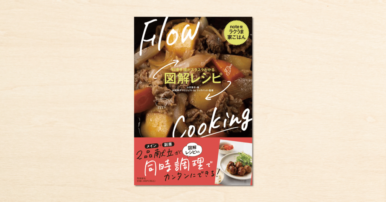 クックパッドが展開する料理男子プロジェクトのnoteが書籍化