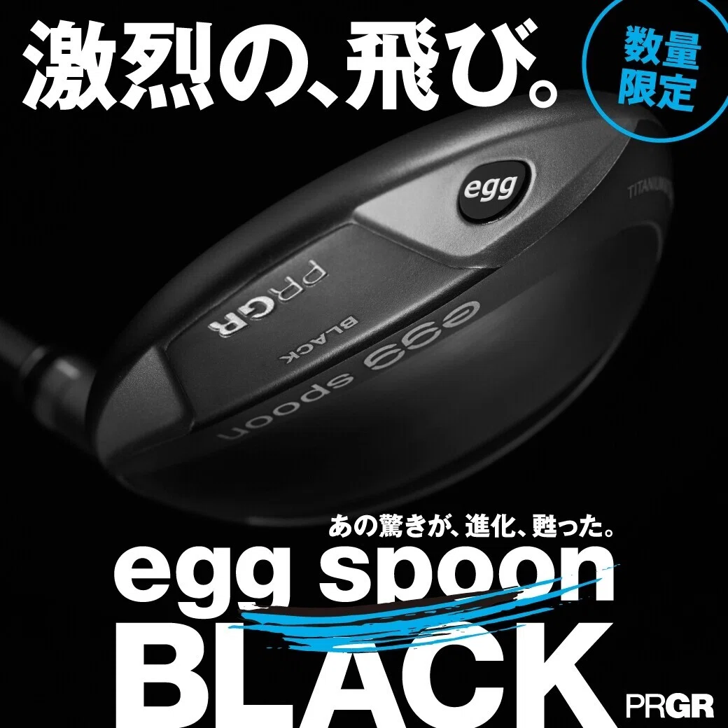 プロギア（PRGR）（メンズ）egg spoon 小気味よく BLACK(3W ロフト15度 