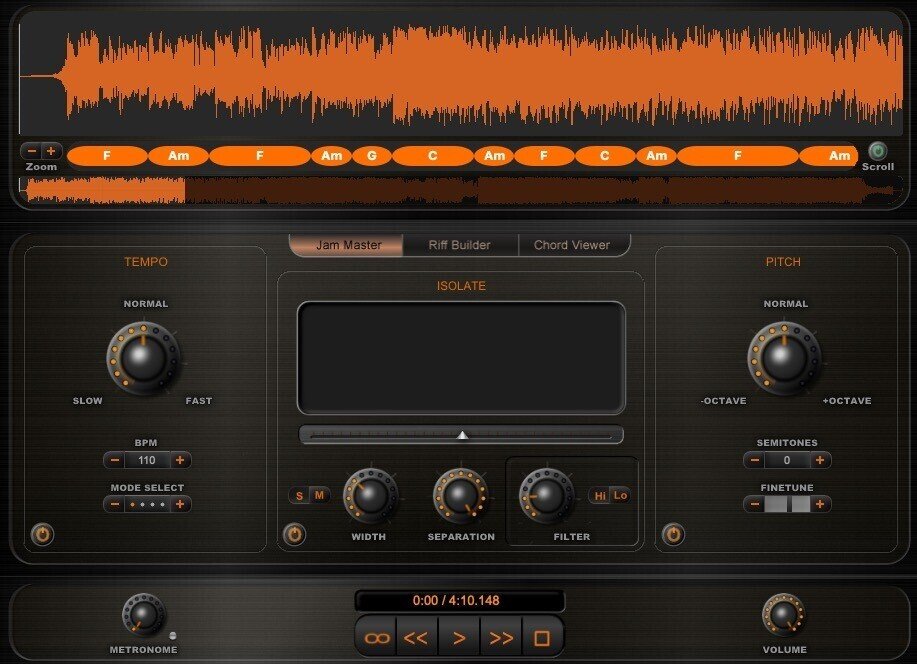 Riffstationコード分析