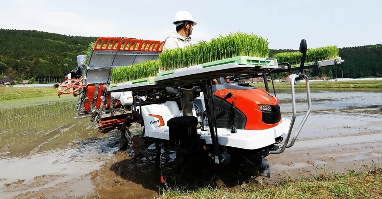 【田植え機】田植えを精密かつ迅速に実行。日本が世界に誇る農業機械|農業って楽しいな|note