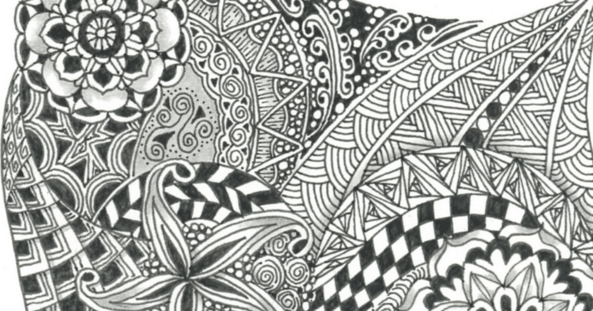 ゼンタングルアート zentanglelovers #ゼンタングル #Zentangle #zentangleart