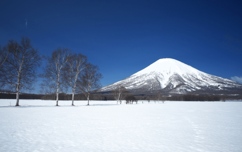 北海道雪山