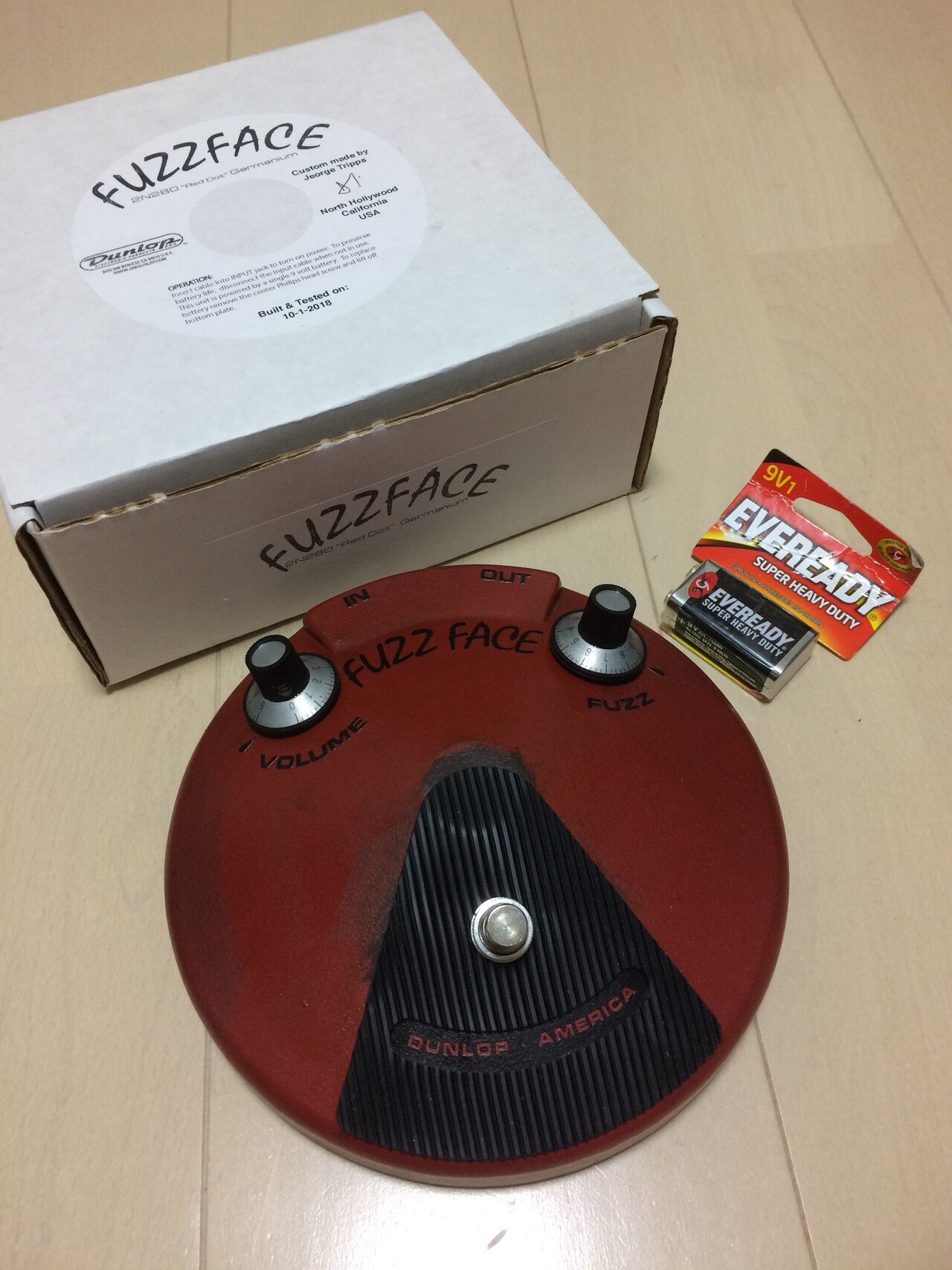 JIM DUMLOP Jeorge Tripps FUZZ FACE ゲルマニウム 2N280