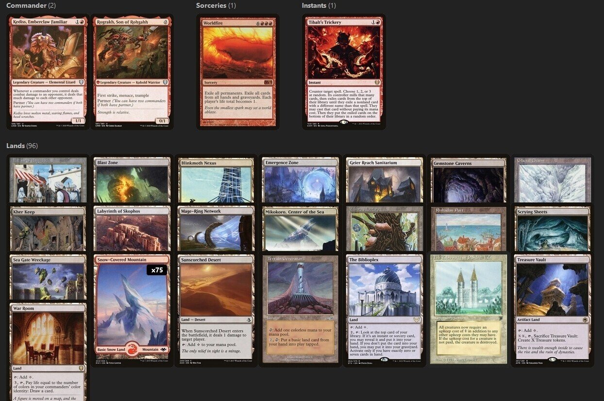 Edh 世界火ケディス ぱいそん Note