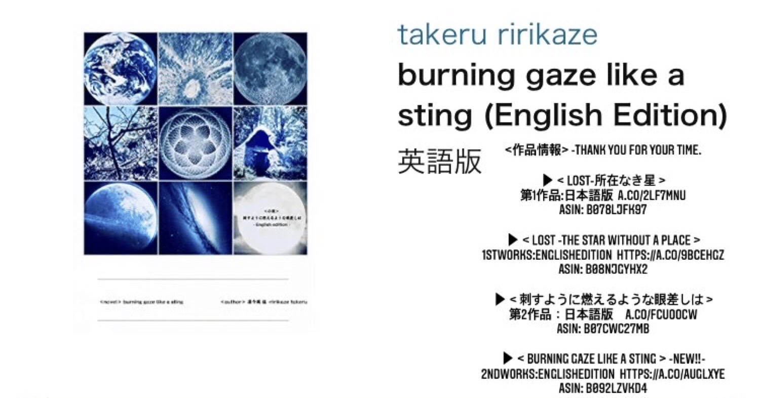 Burning Gaze Like A Sting 109 凛々風 猛 Note Burning Gaze Like A Sting 109 凛々風 猛 Note
