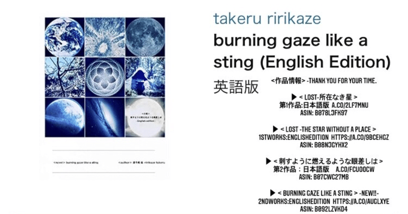 Burning Gaze Like A Sting 109 凛々風 猛 Note