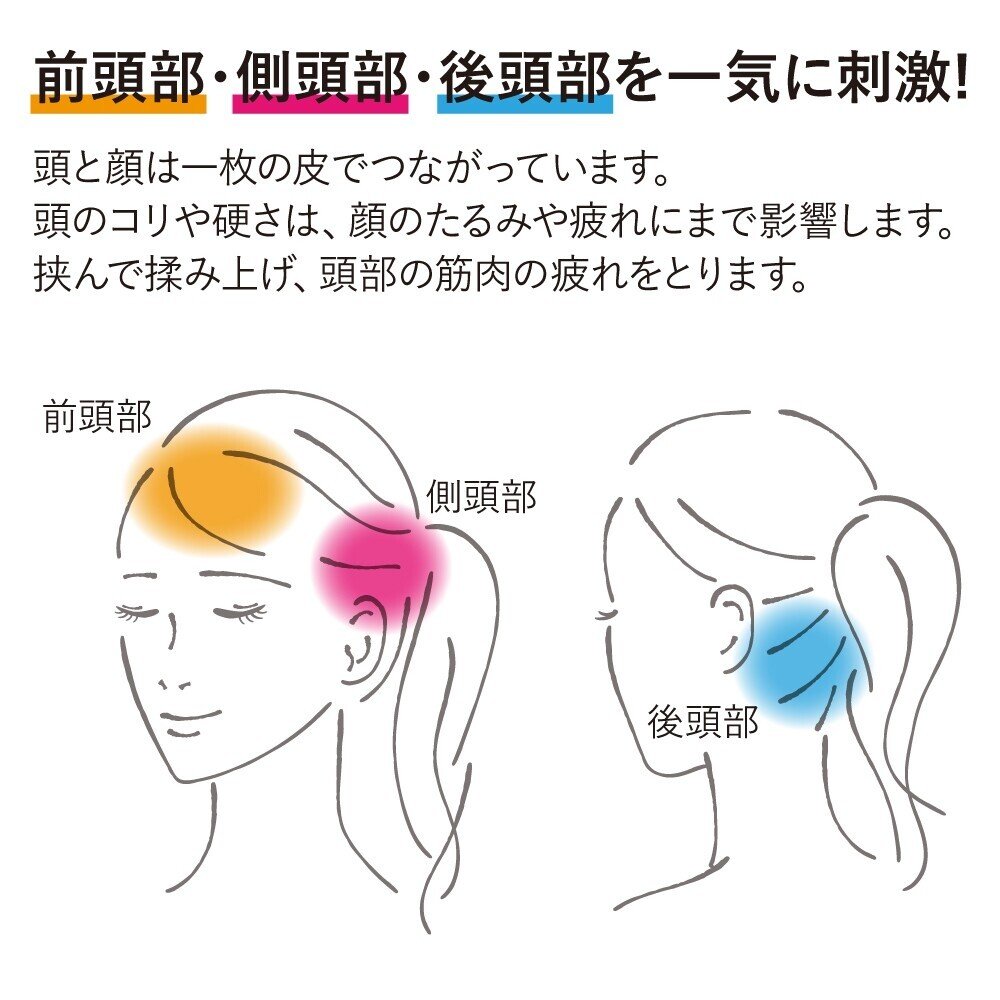 リフトアップは頭皮から 頭のコリをほぐしてスッキリするグッズ コウホウノアオキ アイデア雑貨メーカー Note