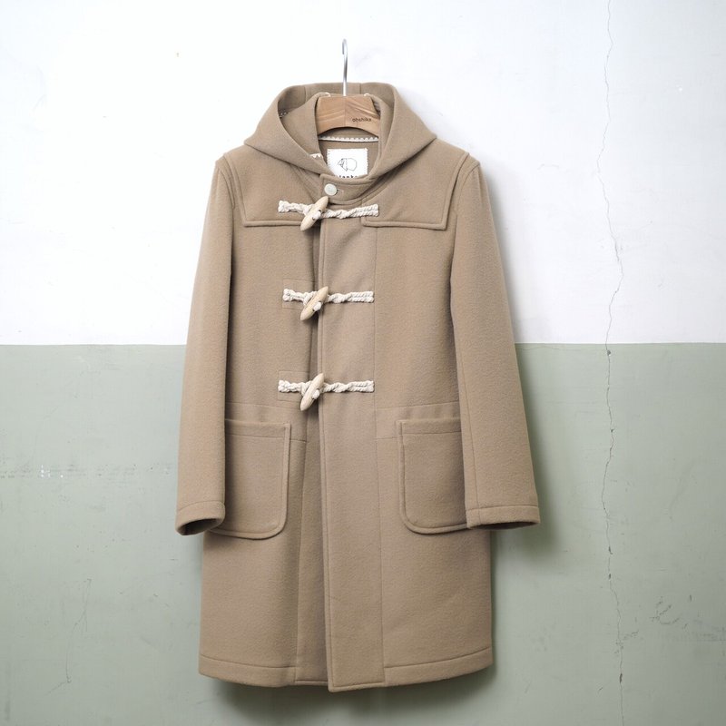 未使用品 インバーティア キャメルダッフルコート MOORBROOKエルメス生地 90's Old Vintage INVERTERE Duffle Coat Moorbrook | ILLMINATE
