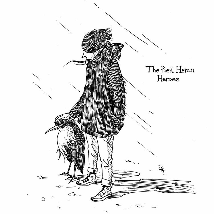 ムナジロサギのヒーロー
-The Pied Heron

#イラスト #ペン画 #絵 #キャラクター #鳥