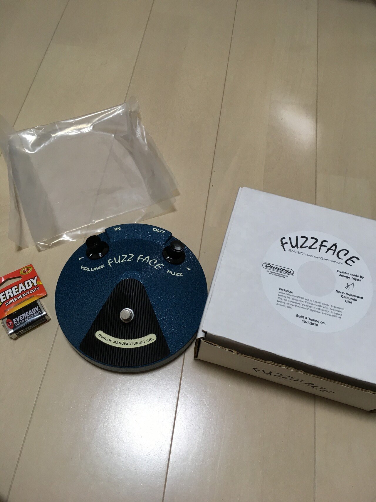 JIM DUMLOP Jeorge Tripps FUZZ FACE シリコン BC108｜やなぎ