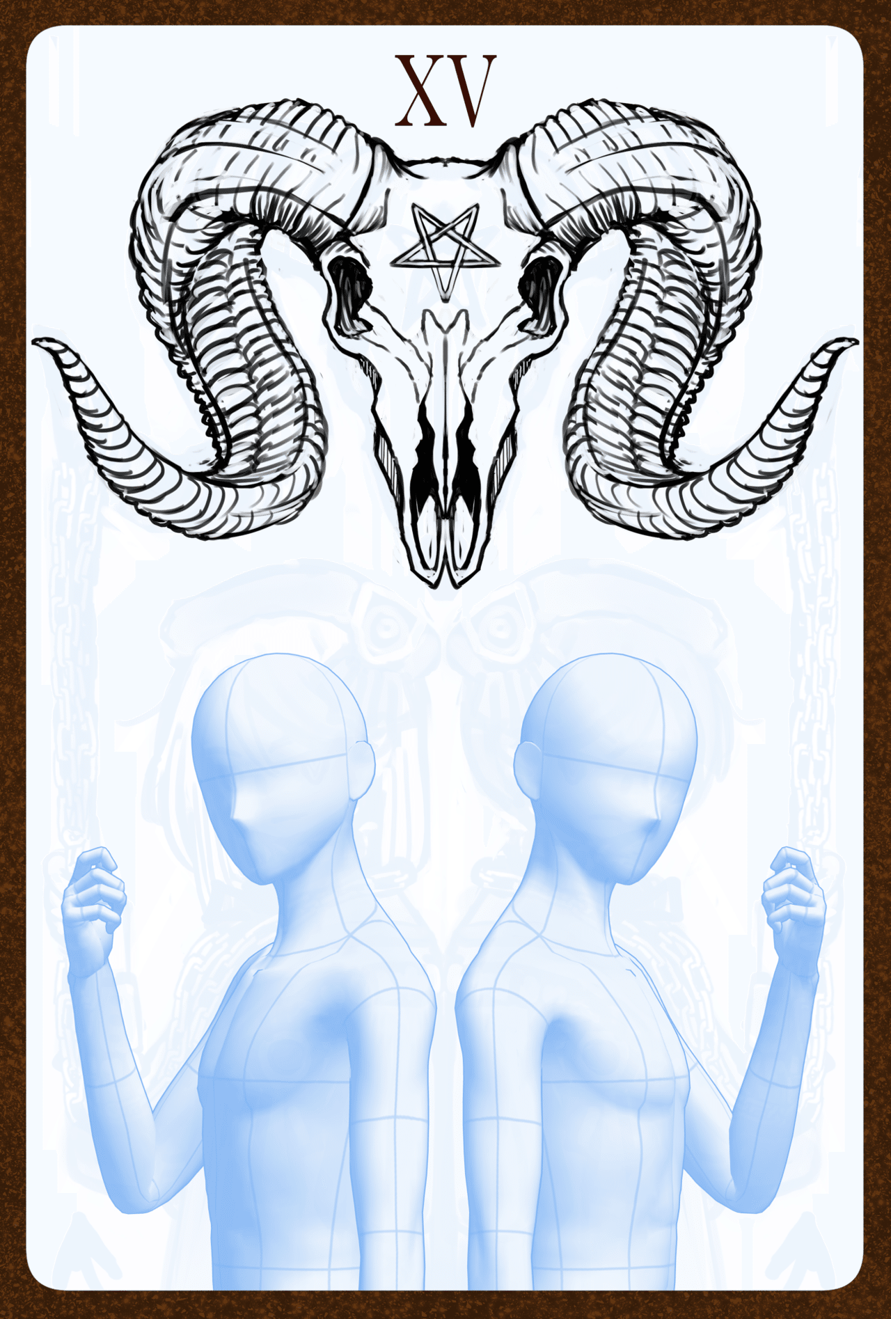 絵の上達を目的にタロットを描く 悪魔 ラフ 下書き Lamiel Note 絵の上達を目的にタロットを描く 悪魔 ラフ 下書き Lamiel Note