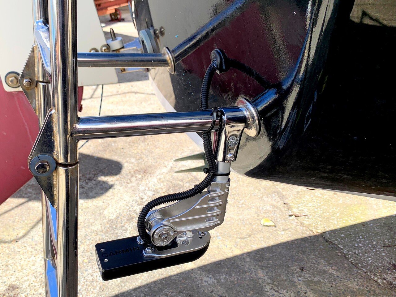 魚探の振動子 イカ寿命のアルミをステンレスに変えるドリル No One Note