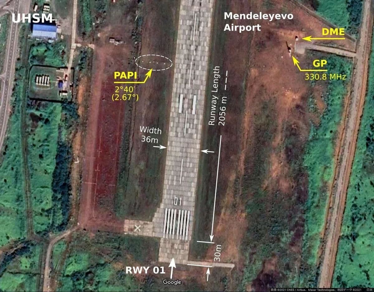 Analysis of the Airfield on Kunashir Island｜やぶ悟空