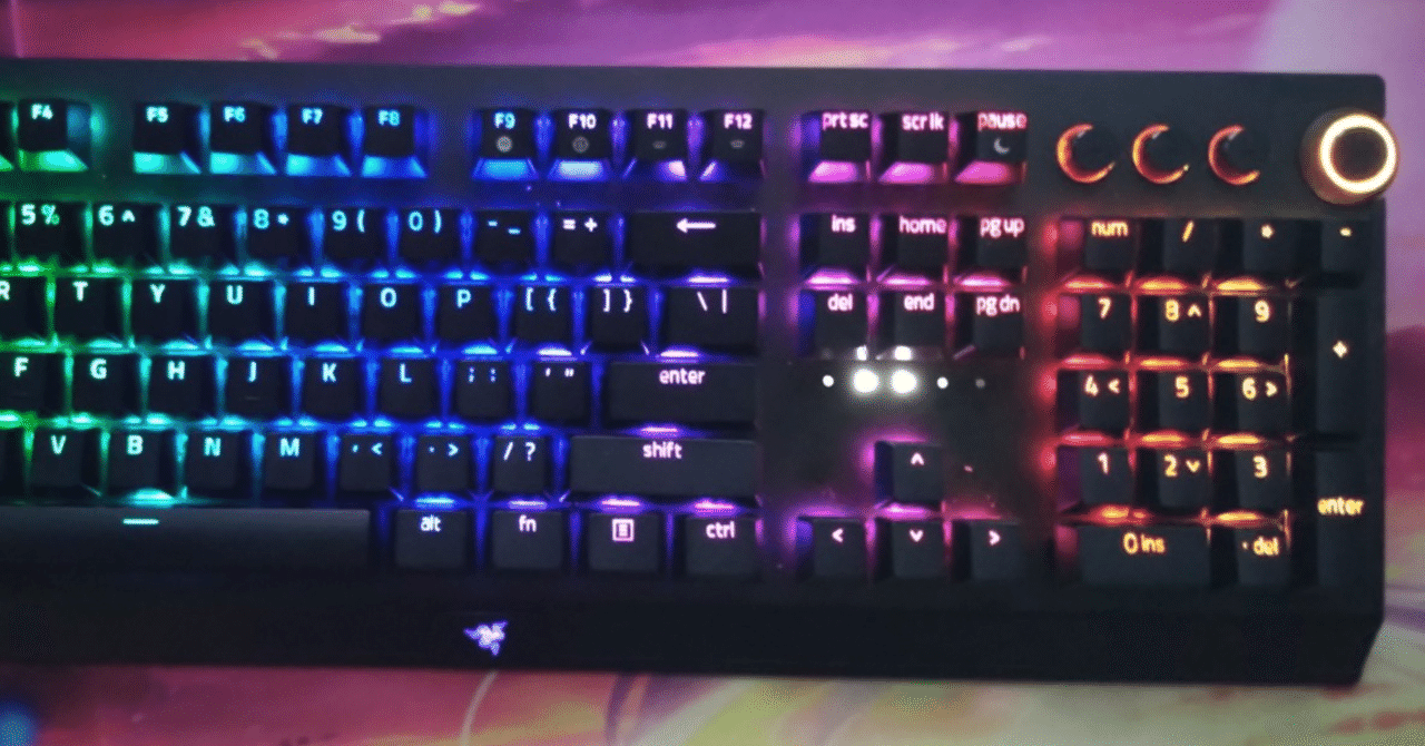 物書きが使うキーボードになりうるか？ ：Razer BlackWidows V3 Pro