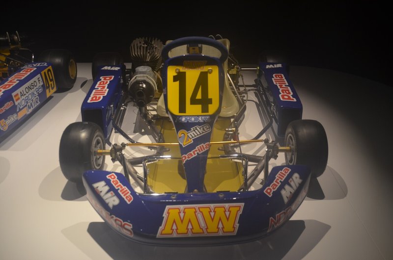 フェルナンドアロンソが乗っていたカート