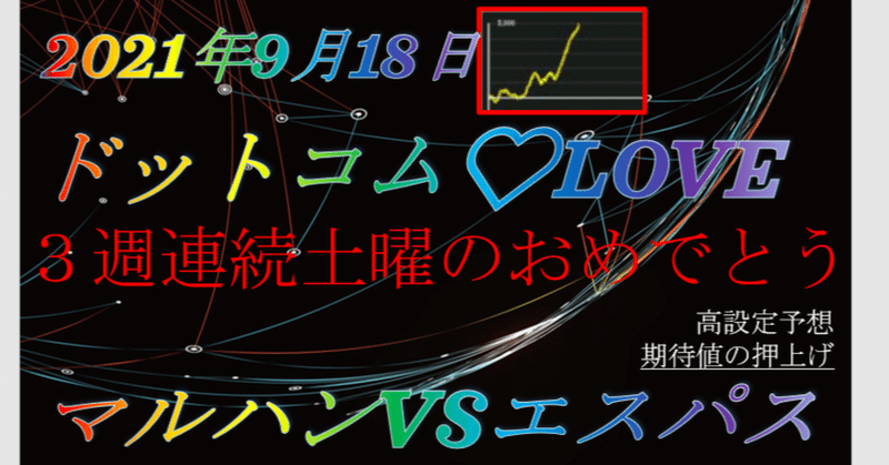 2021/9/18ドットコムの大予言★