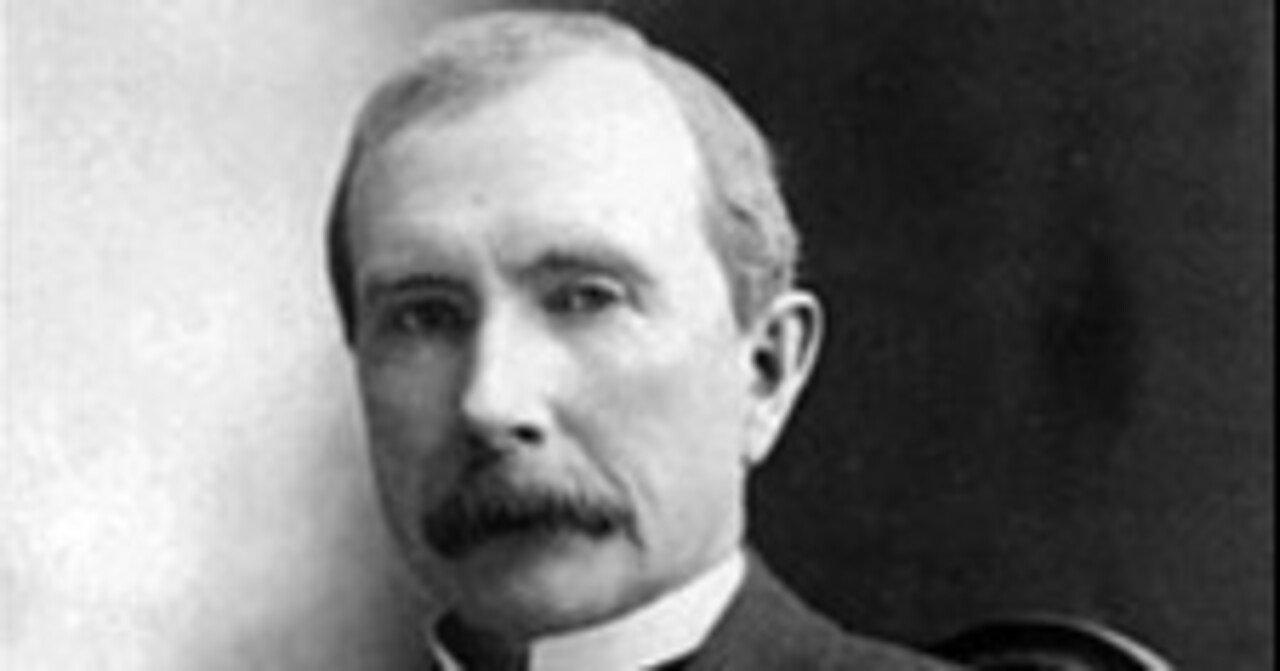 十分の一献金で富豪となったジョン ロックフェラー 福音 しばらくフォロバ99 Note