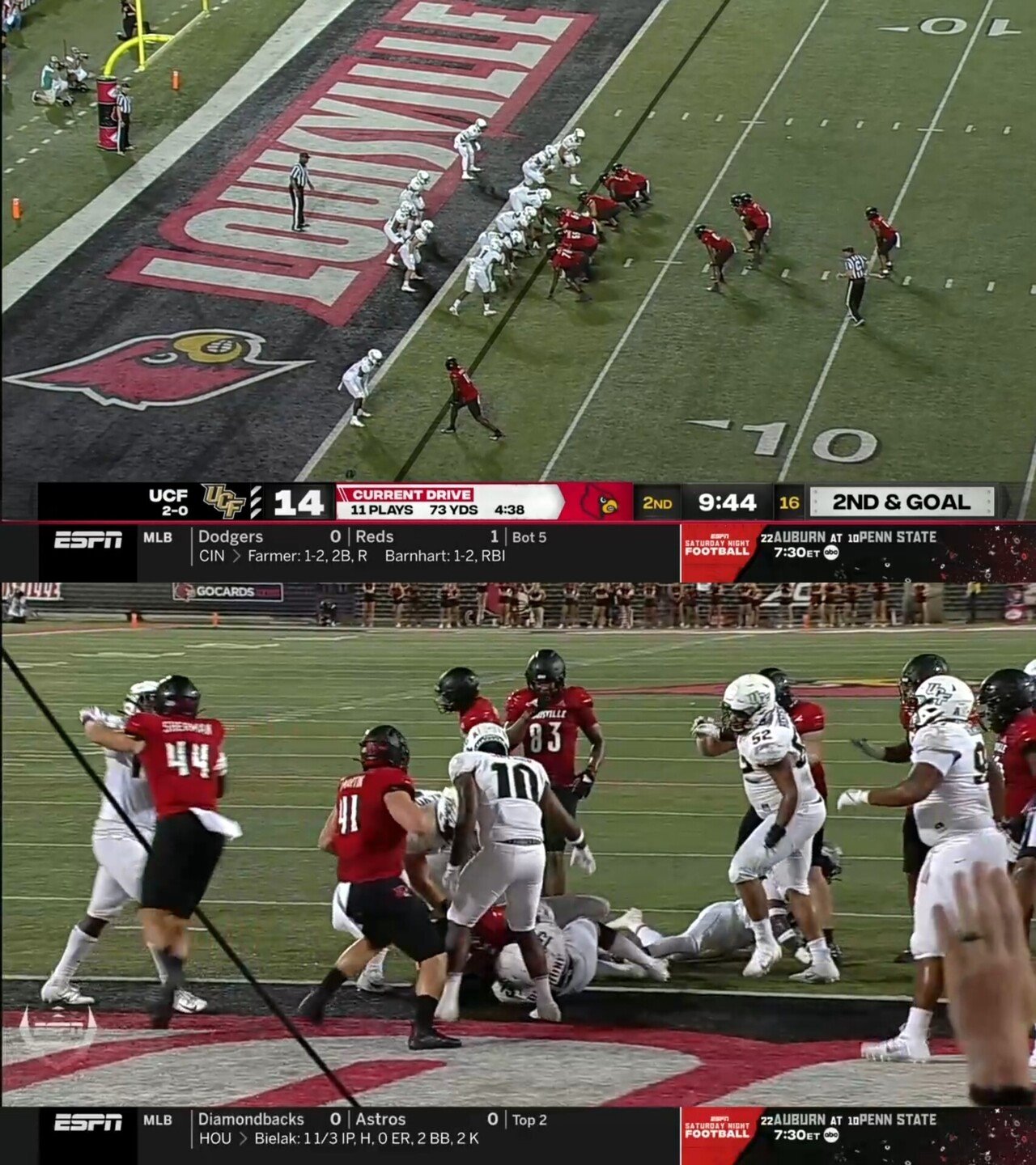 セントラルフロリダ大学 Vs ルイビル大学 Ts Note