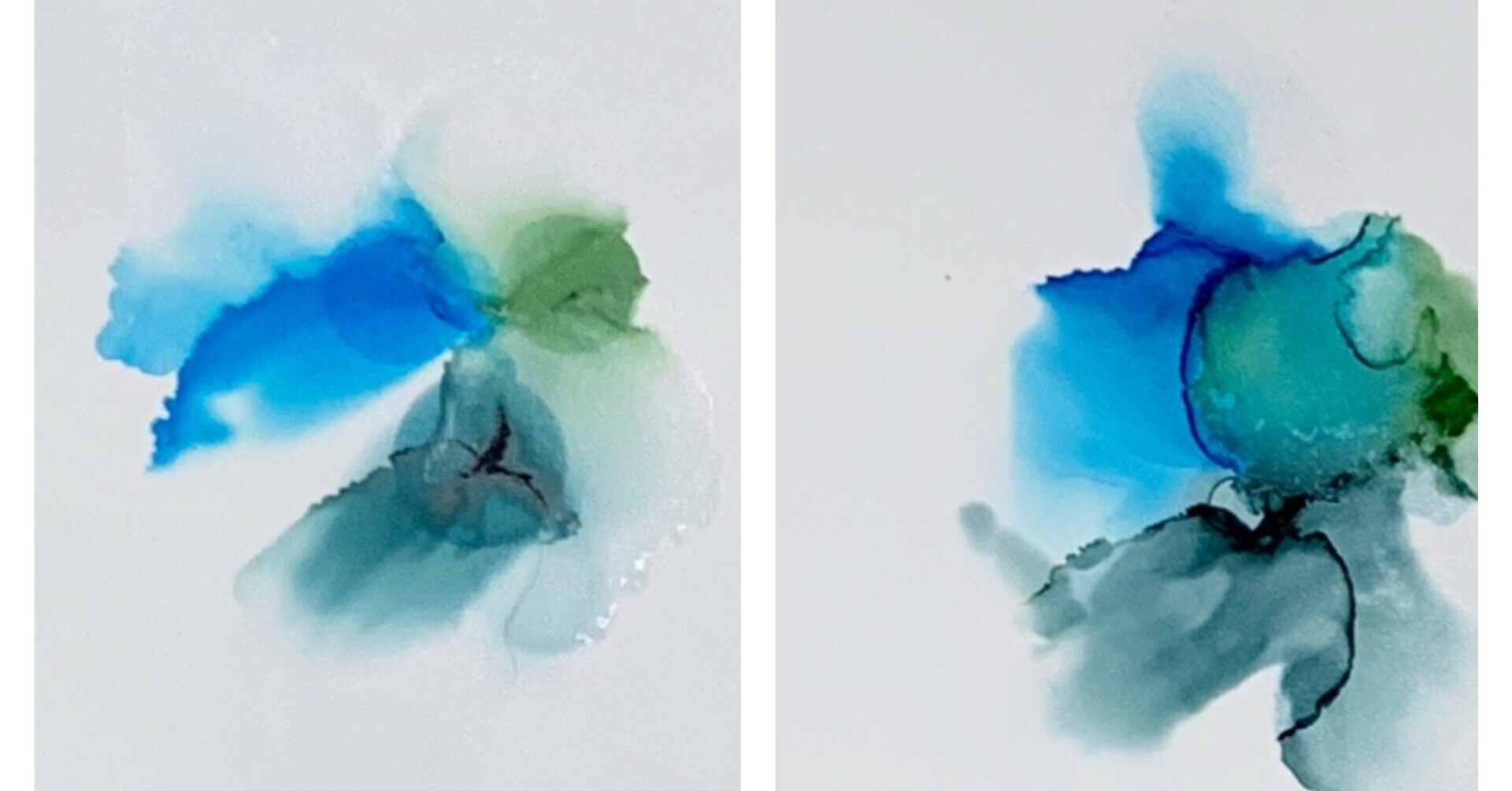 アルコールインクアート用紙を比べてみました Akari N Note アルコールインクアート用紙を比べてみました Akari N Note