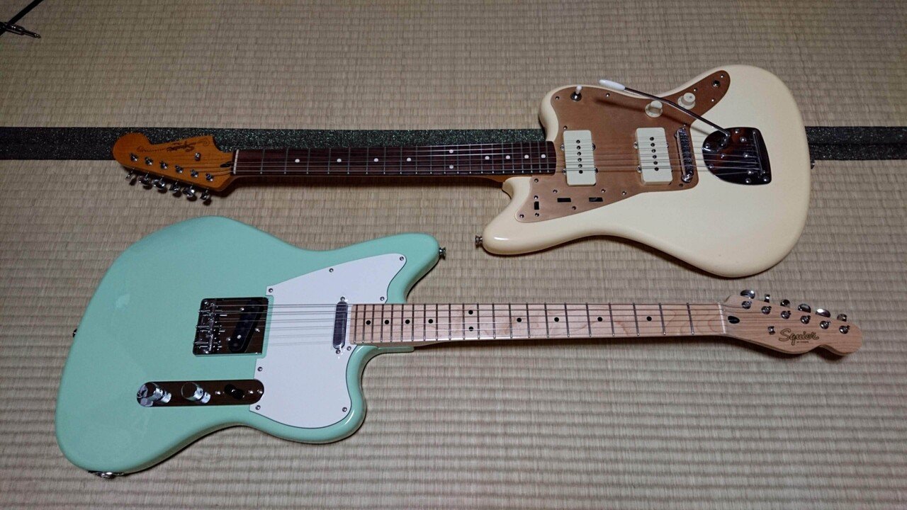 Squier paranormal offset telecaster レビュー・音出し - YouTube
