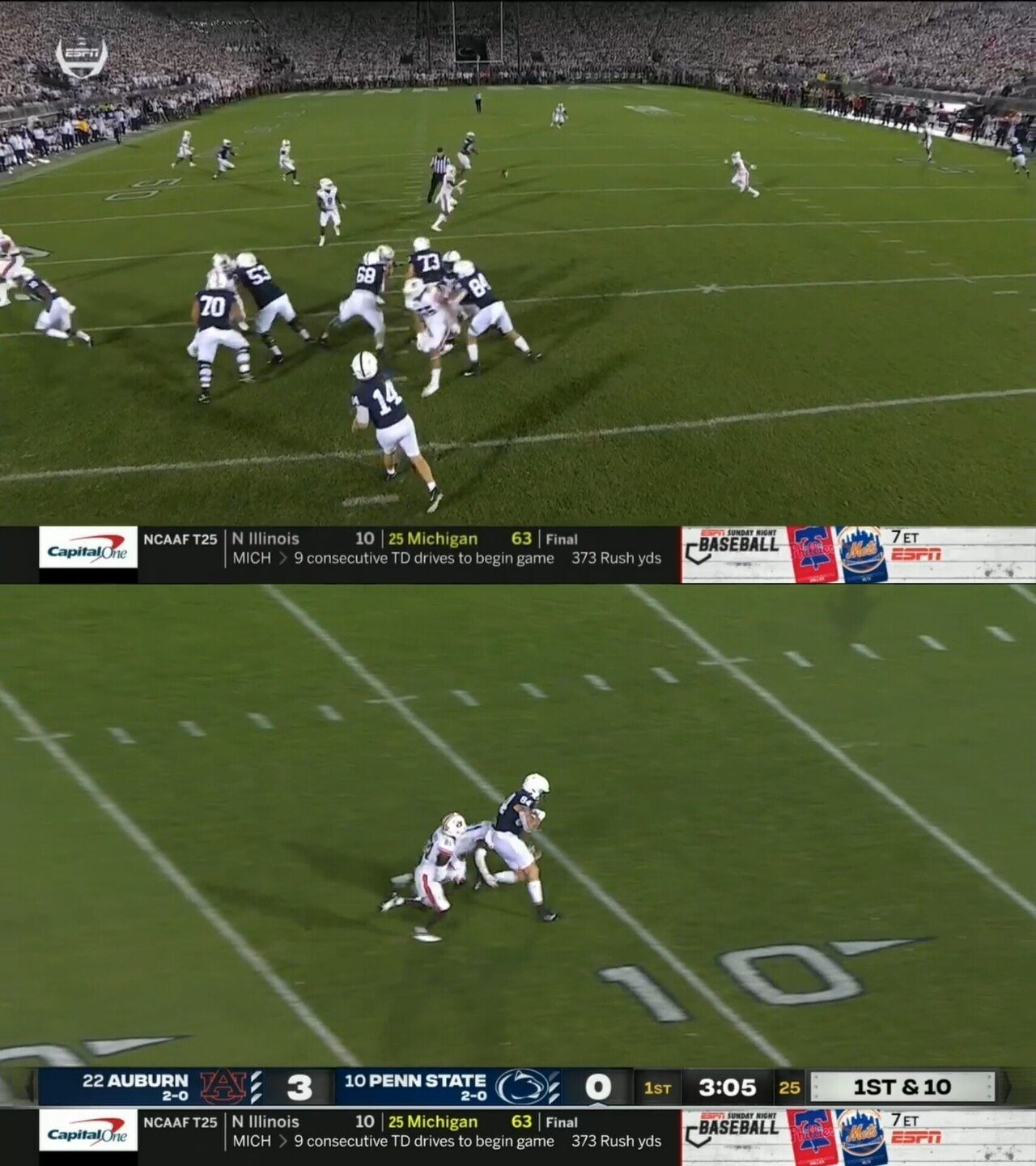 オーバーン大学 Vs ペンシルベニア州立大学 𝙏𝙎 Note