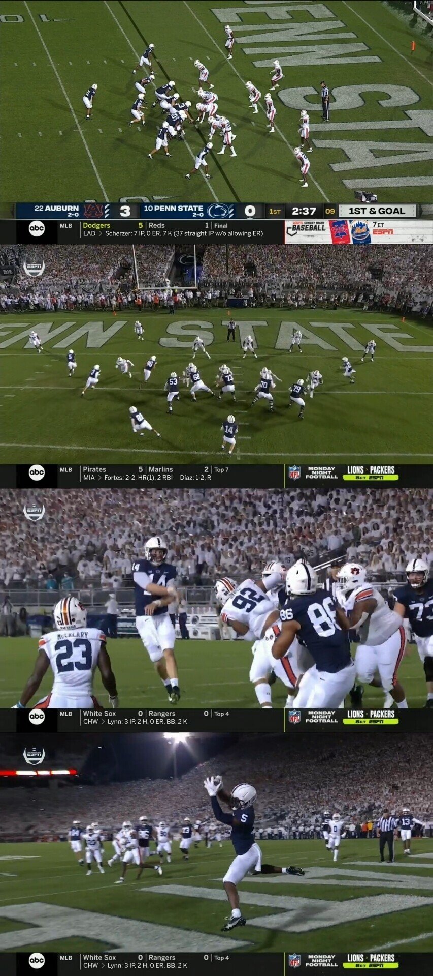 オーバーン大学 Vs ペンシルベニア州立大学 𝙏𝙎 Note