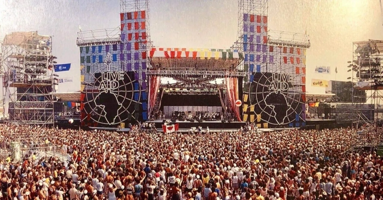 1985年「ライブ・エイド」に参加したアーティスト【米】JFKスタジアム 
