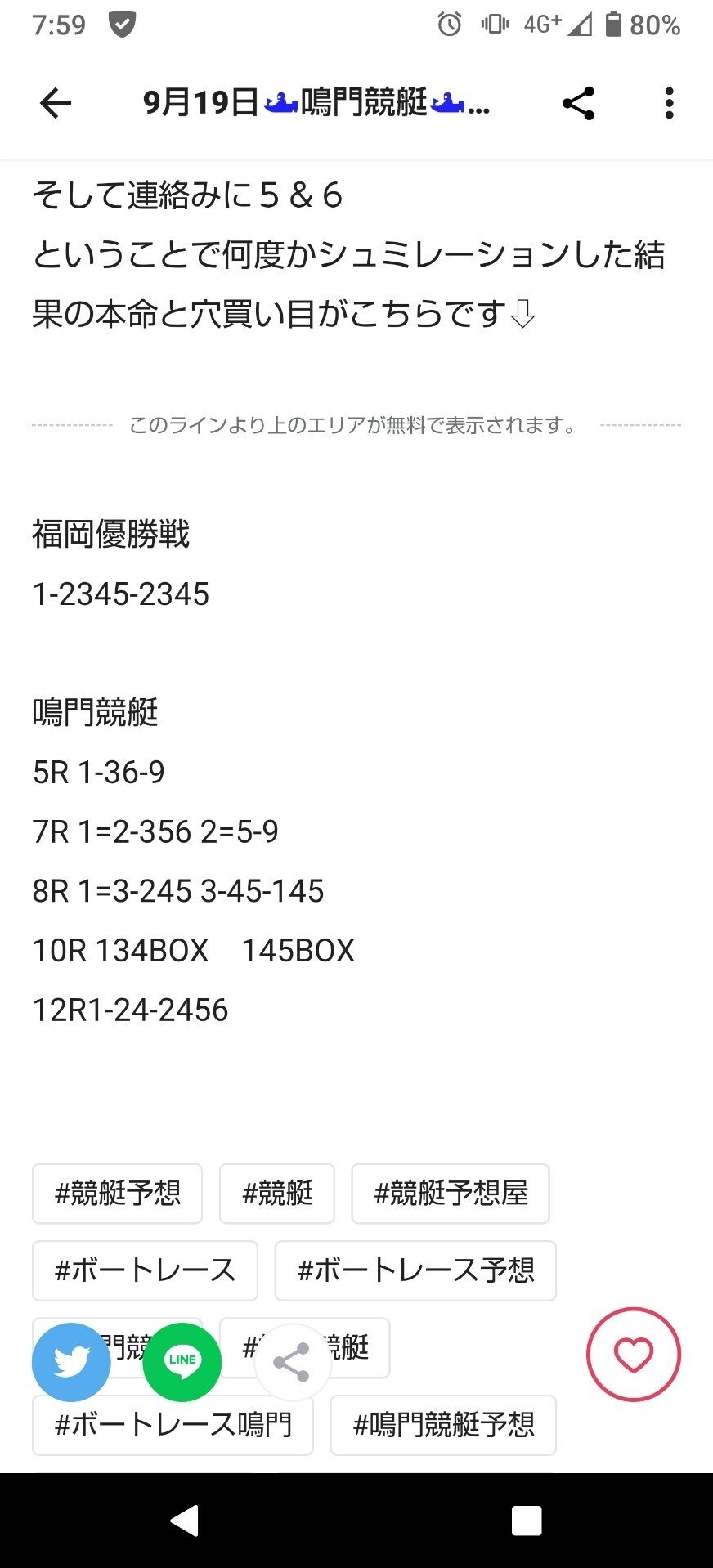 9月20日 鳴門競艇 厳選５レース 昨日はプラス Shizukuの予想 Note