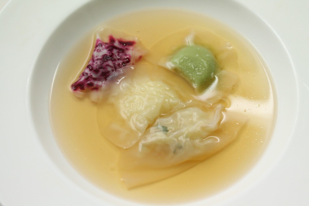 三つ星店風の野菜のラビオリ 樋口直哉 Travelingfoodlab Note
