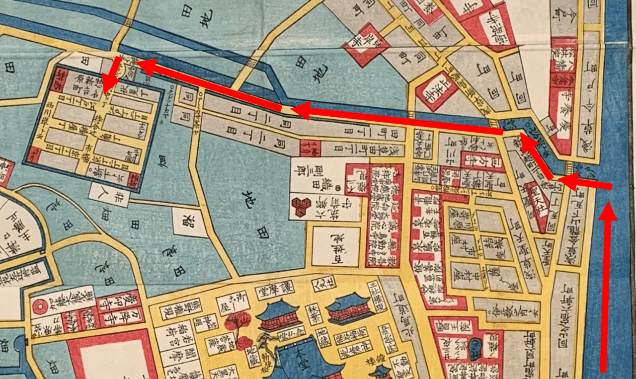 吉原遊郭までの道のりをご案内いたします 太田記念美術館 吉原遊郭までの道のりをご案内いたします 太田記念美術館