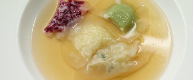 三つ星店風の野菜のラビオリ 樋口直哉 Travelingfoodlab Note