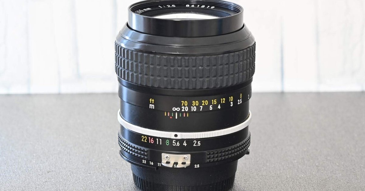 Nikon 単焦点レンズ NIKKOR-P Auto 105mmf/2.5 Ai改（中古品） New  