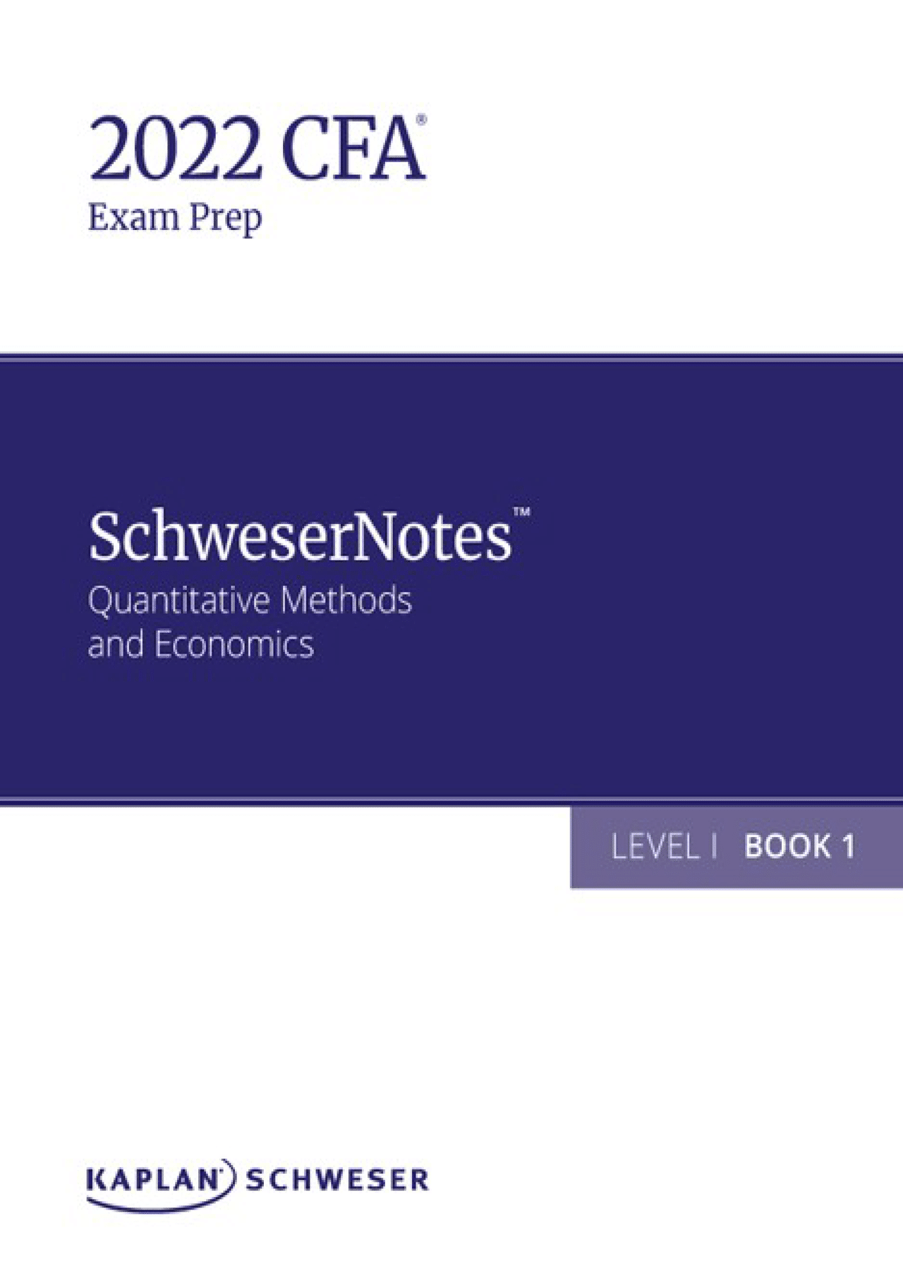 2023CFA Level1 Schweser Notes+Quicksheet - 参考書