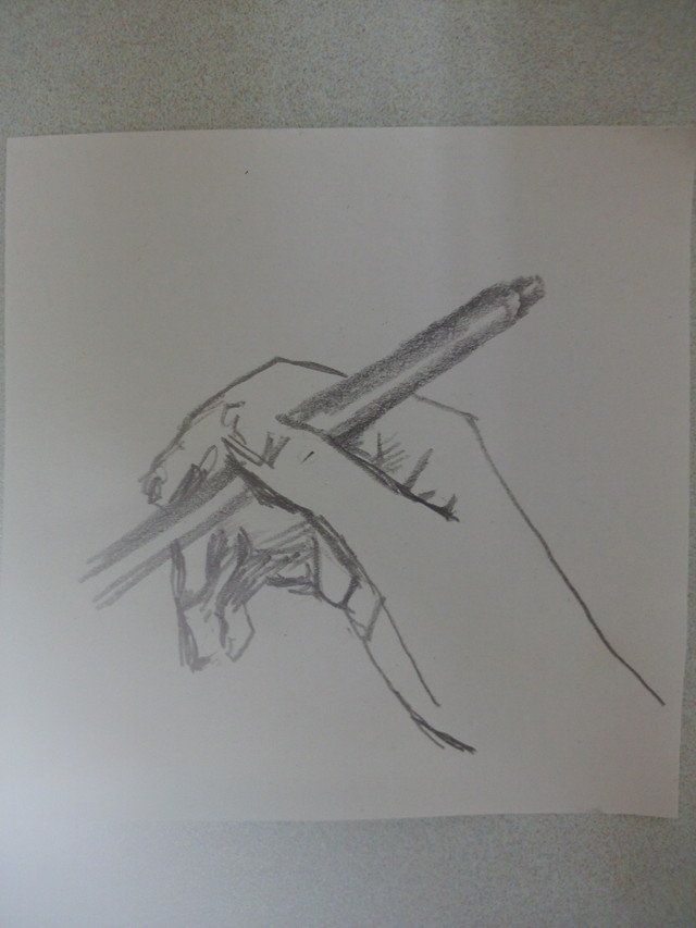 モリシタアイミさんの「手の素材（模写用）」を見ながら描きました。https://note.mu/aimi/n/nfe57169efe55
