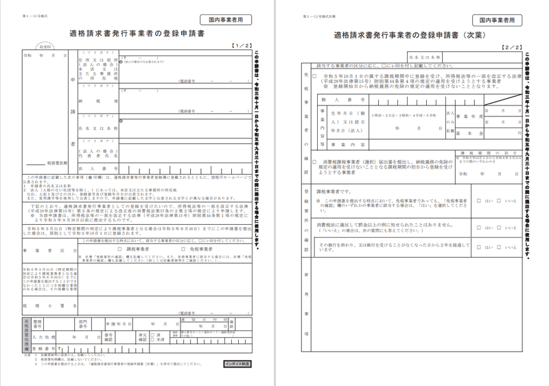 申請書