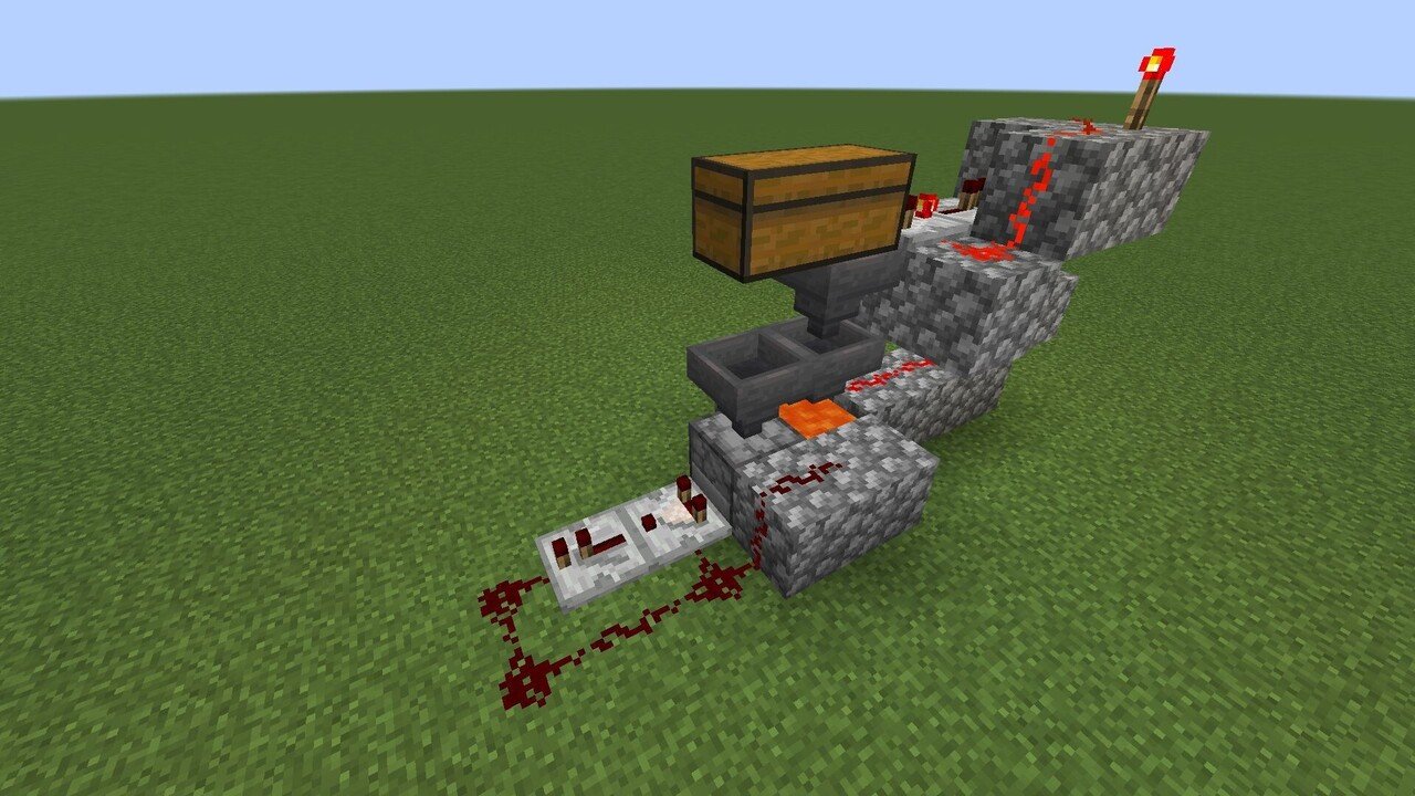 マインクラフト チェストが満杯になったら自動的にアイテムを捨てる回路 Java版 Kodi Note マインクラフト チェストが満杯になったら自動的にアイテムを捨てる回路 Java版 Kodi Note