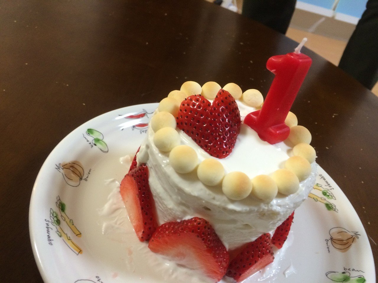 1歳の手作り誕生日ケーキ ゆっこるん Note