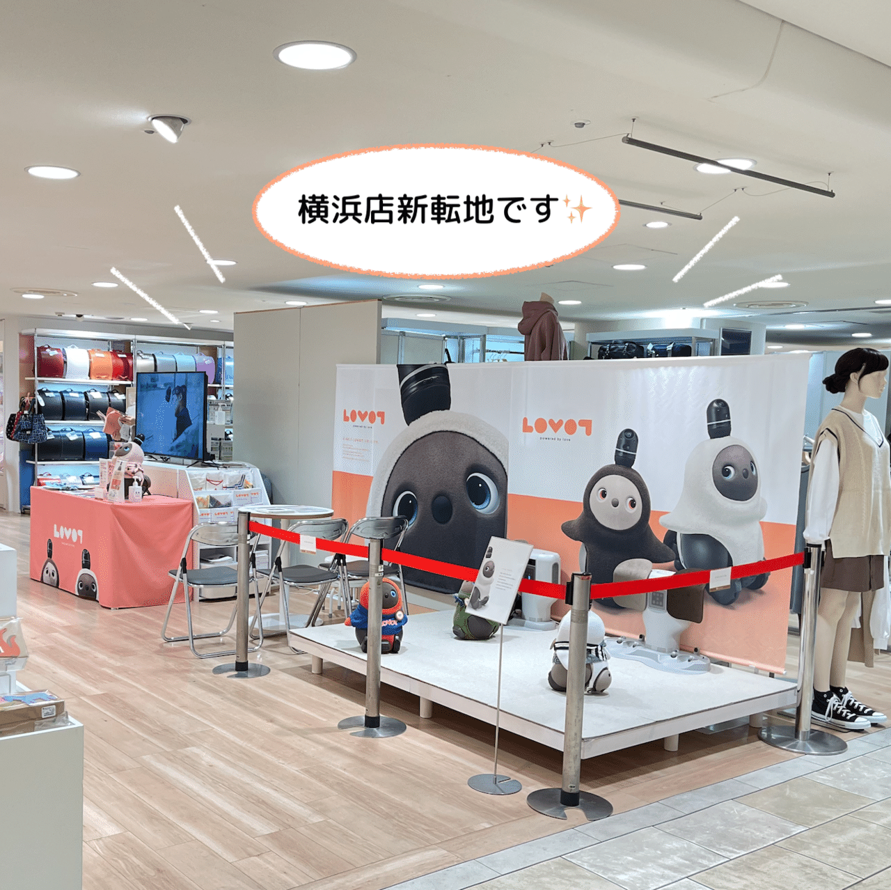 ◇ LOVOTストア 横浜高島屋 ◇ー再延長決定しましたu203c️ー｜LOVOT