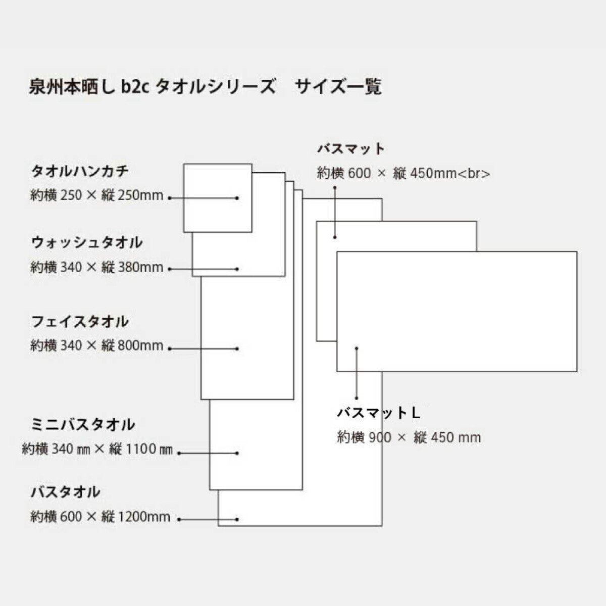 新しい年を新しいタオルで迎えよう 〈b2c 泉州 本晒しパイル