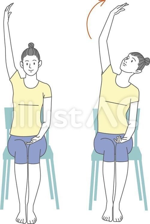 新作 イラスト無料材 脇 肩ストレッチ 無料 イラスト無料提供中 一部有料 Note