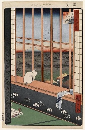 尾州不二見原』−桶の奥の富士、大人気の構図−『富嶽三十六景』｜おう