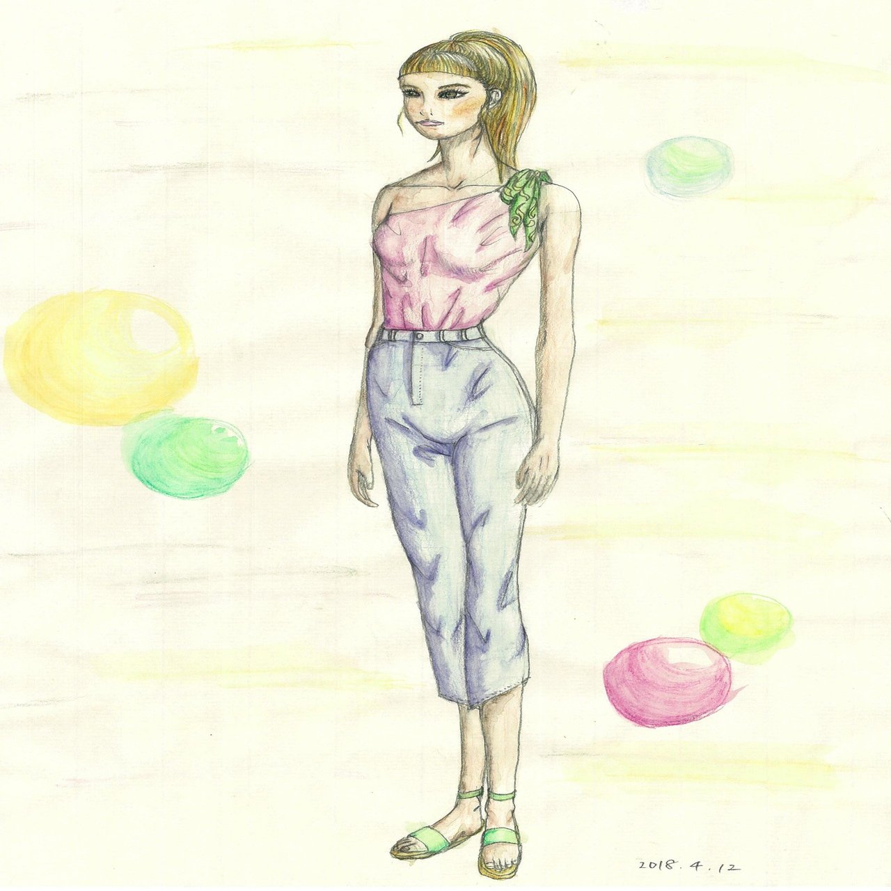 憧れすぎて恐れ多かったファッションデザイン画を勉強し始めてみた Shino Note