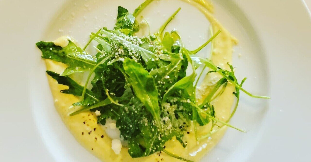 ルッコラのグリーンサラダ｜tokeiya