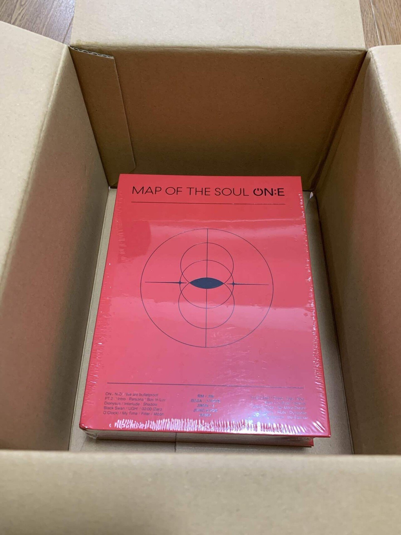 BTS：BTS MAP OF THE SOUL ON:Eが届きました✨｜T-Crown