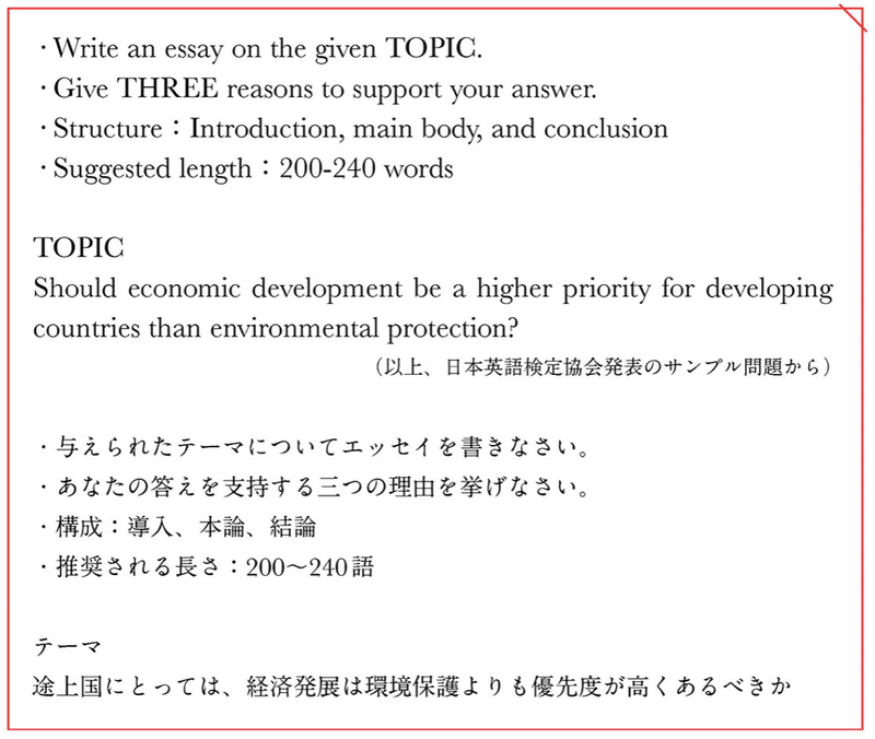 攻略英検1級英作文 概観 導入の書き方分析 Yosuke りとぐり英語教師 英検サークル運営 Note