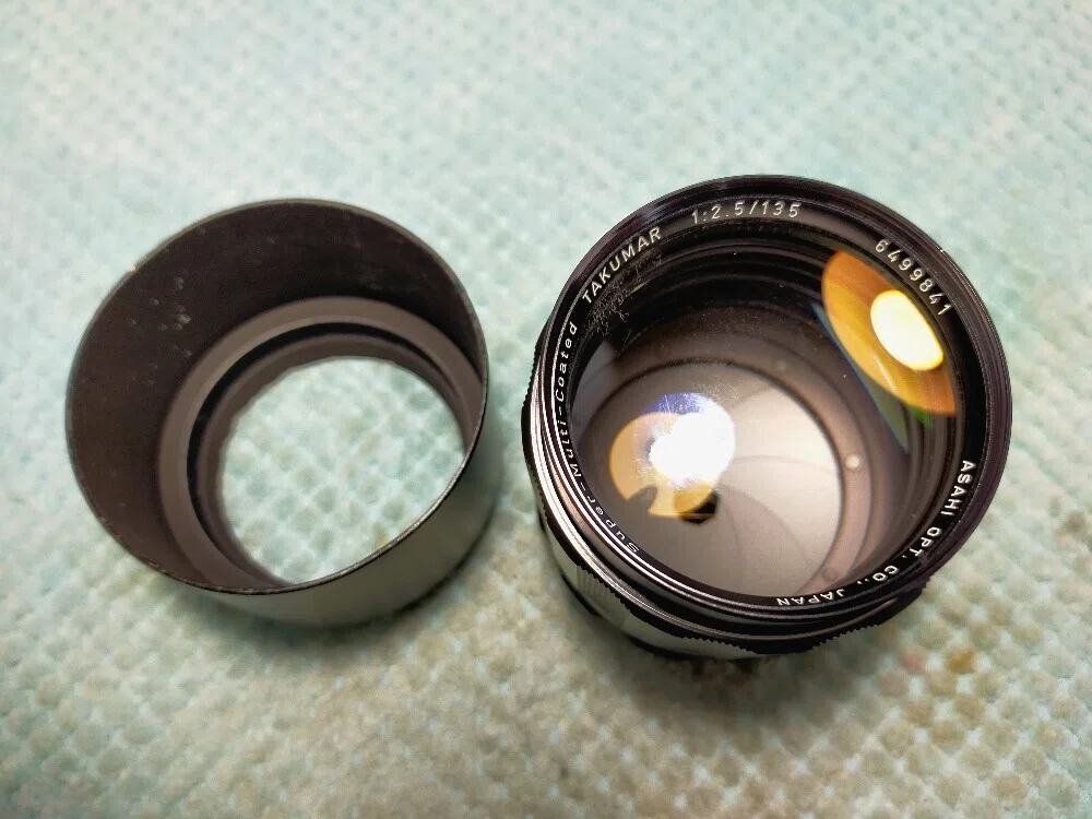 Pentax Super-Multi-Coated Takumar 135mm F/2.5 6枚玉の分解 