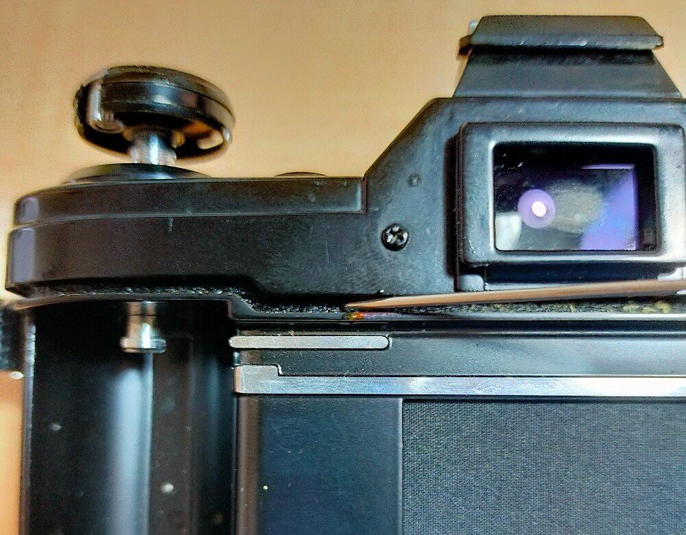 モルト交換(キャノンAE-1)|フィルムカメラ修理のアクアカメラ モルト交換(キャノンAE-1)|フィルムカメラ修理のアクアカメラ