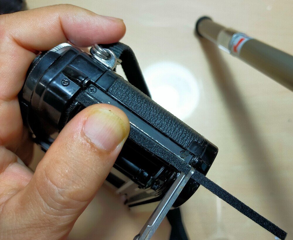 モルト交換(キャノンAE-1)|フィルムカメラ修理のアクアカメラ モルト交換(キャノンAE-1)|フィルムカメラ修理のアクアカメラ