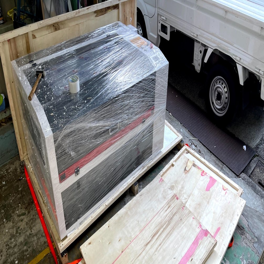 Aliexpressで格安co2レーザー加工機を買ってみた 出力100w 加工範囲90cm X 60cm バーチャルロボット建造師 華姉りあん リアルロボット建造師 石田賢司 Note